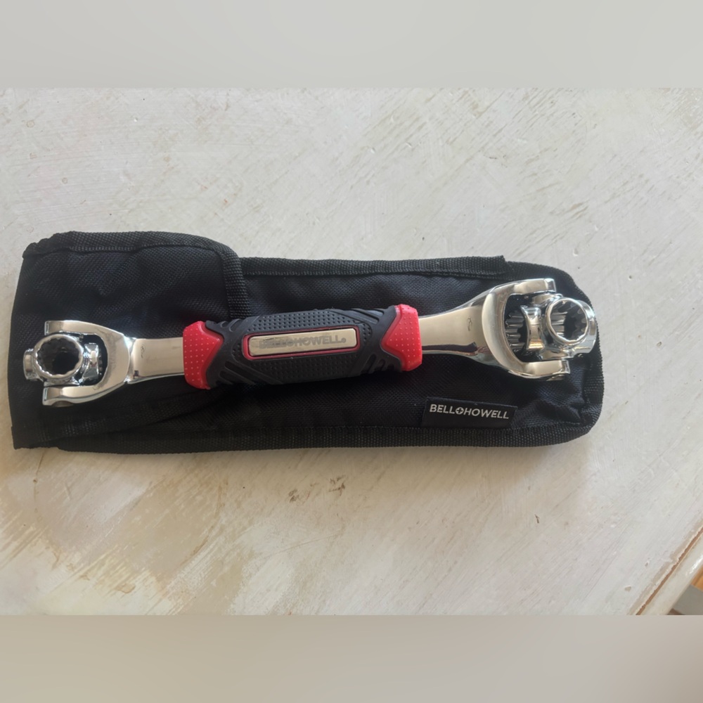 Bell & Howell 48:1 Multi-Function Wrench - Red and Black